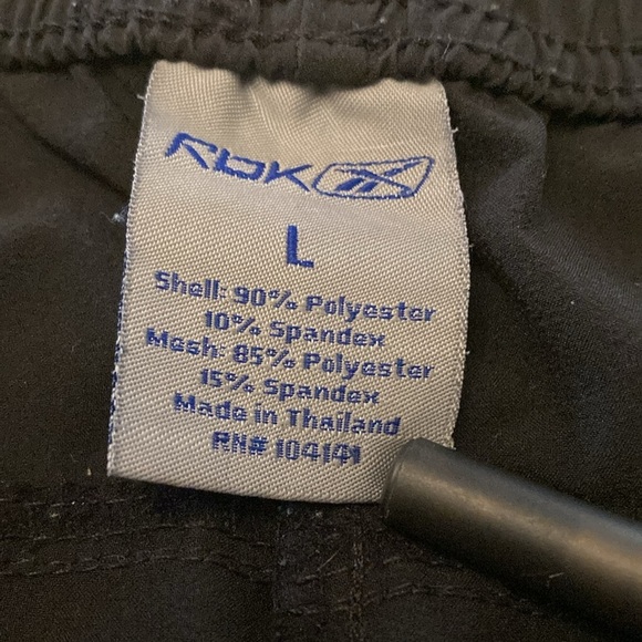 Reebok men’s joggers black large athletic casual ware - Picture 5 of 11